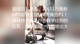 超级巨乳来袭！10-11月最新NPX超级大G女神大集合P1！身材并不胖不符合科学比例的巨乳，丝袜美腿，自慰喷出大量的水