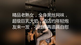 精品老熟女，全身黑丝网袜，超级巨乳大奶，酒店约年轻炮友来一发，不过瘾再道具自慰