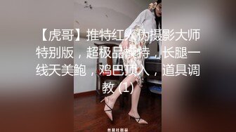 【虎哥】推特红人伪摄影大师特别版，超极品模特，长腿一线天美鲍，鸡巴顶入，道具调教 (1)