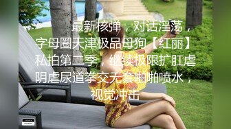 ⚫️⚫️最新核弹，对话淫荡，字母圈天津极品母狗【红丽】私拍第二季，继续极限扩肛虐阴虐尿道拳交无套啪啪喷水，视觉冲击