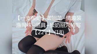 【一支酸奶】御姐范~情趣装渔网袜~道具~揉奶掰穴特写【22V】 (18)