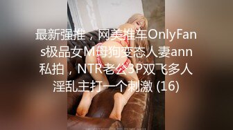 最新强推，网美推车OnlyFans极品女M母狗变态人妻ann私拍，NTR老公3P双飞多人淫乱主打一个刺激 (16)