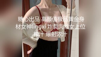  糖心出品 高颜值极品黄金身材女神lingxi 炸裂肉丝女上位榨汁 爆射浓汁